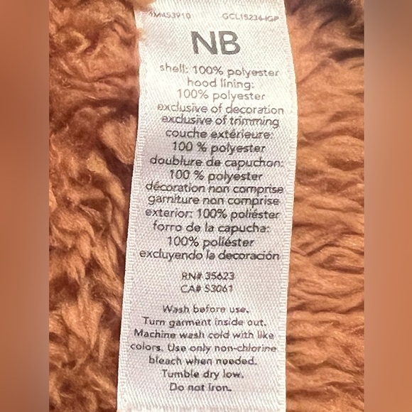 Carter's Brown Fleece Bear Footie - Picture 4 of 4